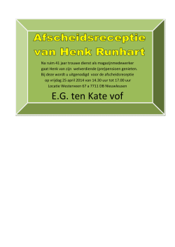 E.G. ten Kate vof