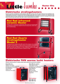 Heaters en drogers