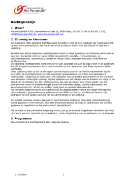 fiche - De Stap