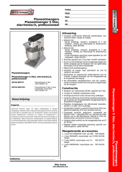 Planeetmengers Planeetmenger 5 liter, electronisch