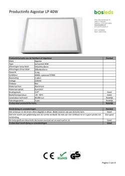 Productinfo Aigostar LP 40W