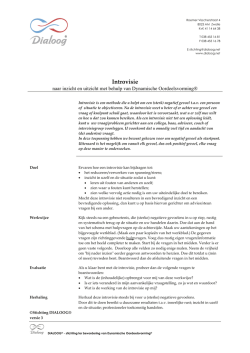 Instructie Introvisie – naar inzicht en uitzicht met