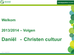 GG-Presentatie_10en11-mrt-2014-Christen cultuur