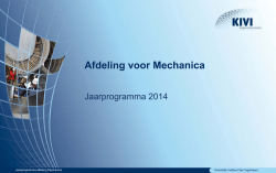Jaarplan 2014
