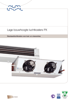 Lage bouwhoogte luchtkoelers PX