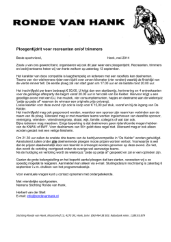 Ploegentijdrit trimmers en niet licentiehouders