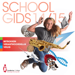 Schoolgids - Corderius College