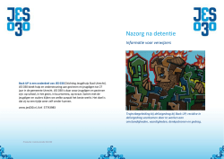 Informatie Nazorg na detentie, voor verwijzers