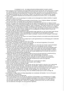 Algemene huurvoorwaarden
