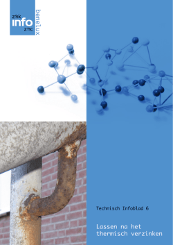 Lassen na het thermisch verzinken