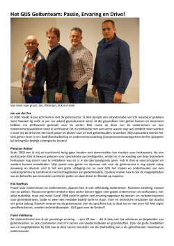 Het GIJS Geitenteam - Gelre IJsselstreek