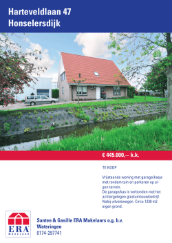 Harteveldlaan 47 Honselersdijk