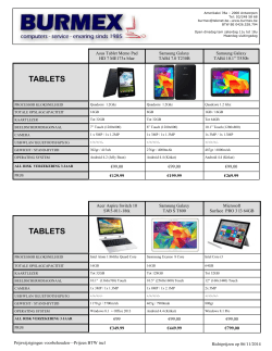 tablets en netbooks