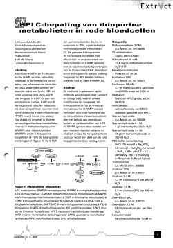 HPLC-bepaling, van thiopurine metabolieten in rode