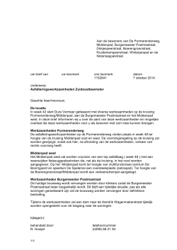 2014-10-07 brief omwonenden werkzaamheden DNT PW-MP