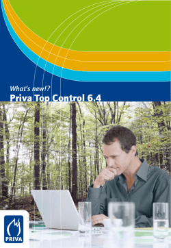 Priva Top Control 6.4