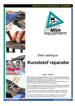 Kunststof reparatie - MSH