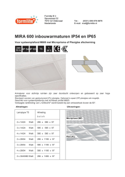 Download Documentatie MIRA 600