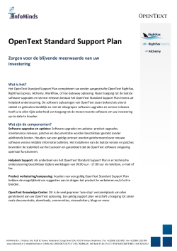 OpenText Standard Support Plan