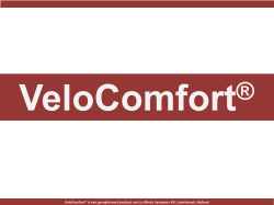 VeloComfort® is een geregistreerd product van Lo