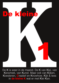 in de kleine K wat er met Klei Kan. - Ceramic Inspirations