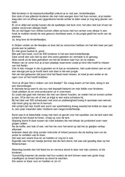 Met kinderen in de basisschoolleeftijd ontkom je er niet aan