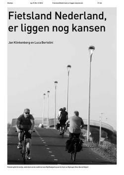 Fietsland Nederland, er liggen nog kansen