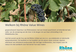 Welkom bij Rhône Value Wines