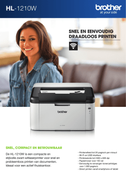 HL-1210W - Brother