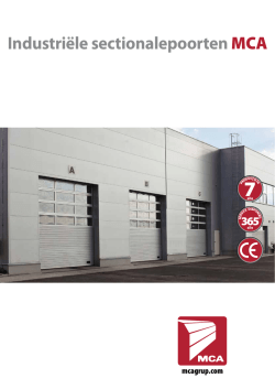 Industri&euml;le sectionalepoorten MCA