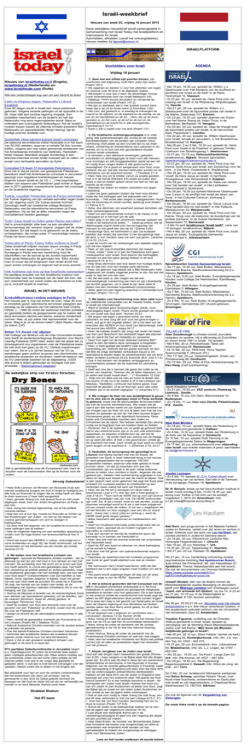 Isra&euml;l-weekbrief - Isra&euml;lPlatform.nl