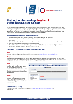 Flyer Ondernemingsdossier.nl