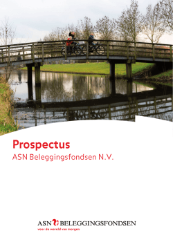 Prospectus ASN Beleggingsfondsen N.V.