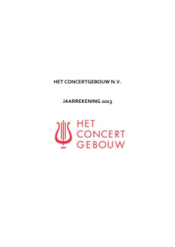 Jaarverslag 2013