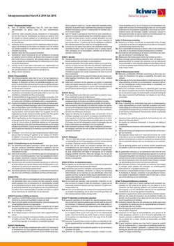 Inkoopvoorwaarden Kiwa N.V. 2014 (Ivk 2014)