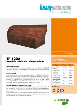 TP 120A - Technische fiche - Product
