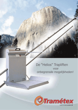 De “Helios” Trapliften