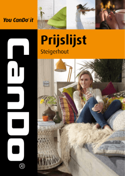 Prijslijst