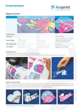 Druktechnieken textiel
