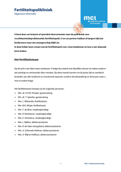 Fertiliteitspolikliniek_augustus 2014