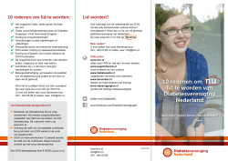 10 redenen om nu lid te worden van Diabetesvereniging Nederland