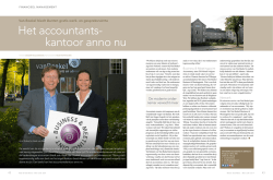 Het accountants- kantoor anno nu
