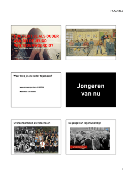 Jongeren van nu - Koning Willem I College