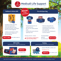 Defibtech Lifeline AED BHV-koffer First Aid Sport Bag NU € 35,
