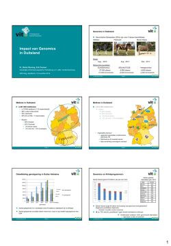 Stefan Rensing (VIT): Impact van Genomics in Duitsland