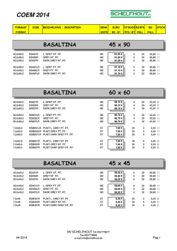 COEM 2014 - Schelfhout