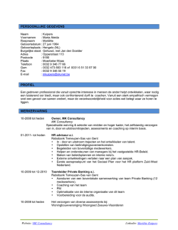 Download dan hier een pdf-bestand van de volledige CV