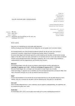 Introductiebrief voltijd 14-15DEF