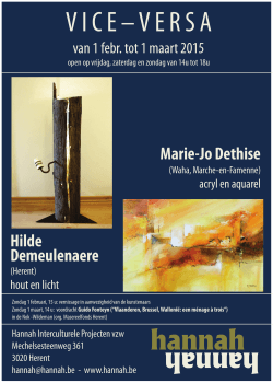 Hilde Demeulenaere Marie-Jo Dethise