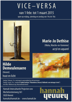 Hilde Demeulenaere Marie-Jo Dethise